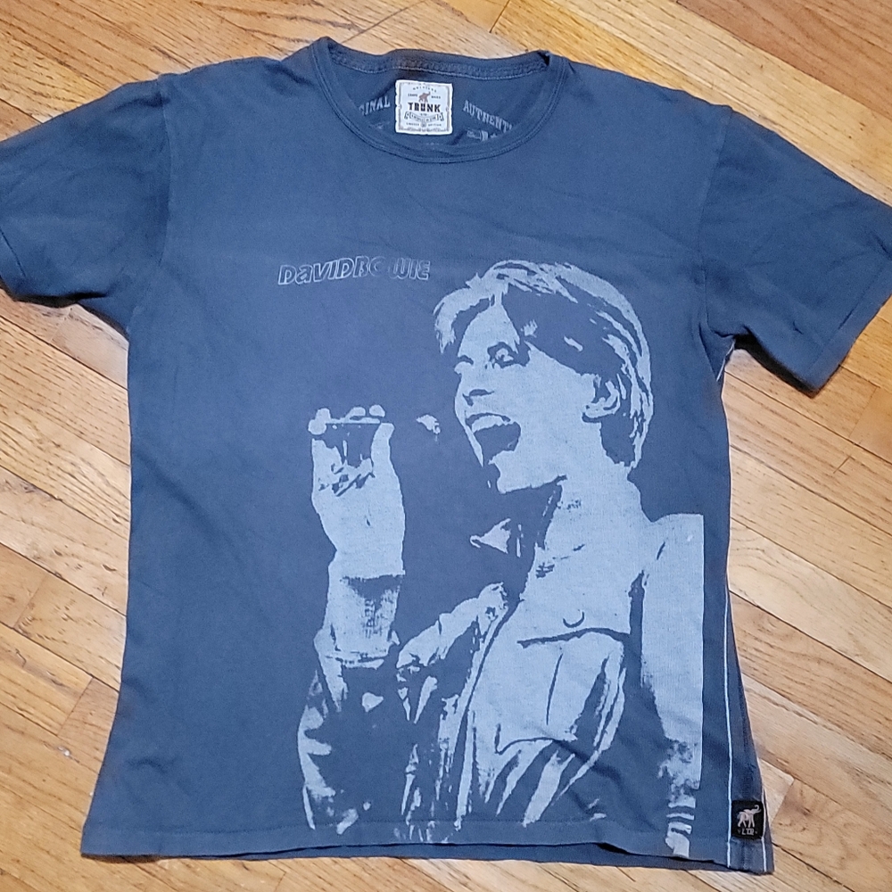 Trunk Ltd Blue David Bowie Graphic Tee